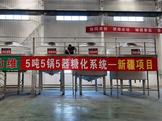 衡阳精酿啤酒设备厂—5吨精酿啤酒设备—新疆项目